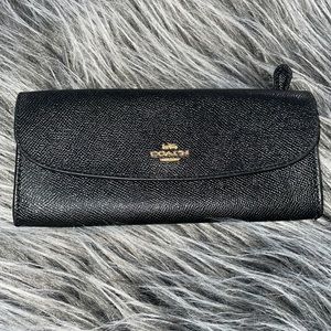 Authentic Coach Leather Full Size Wallet
